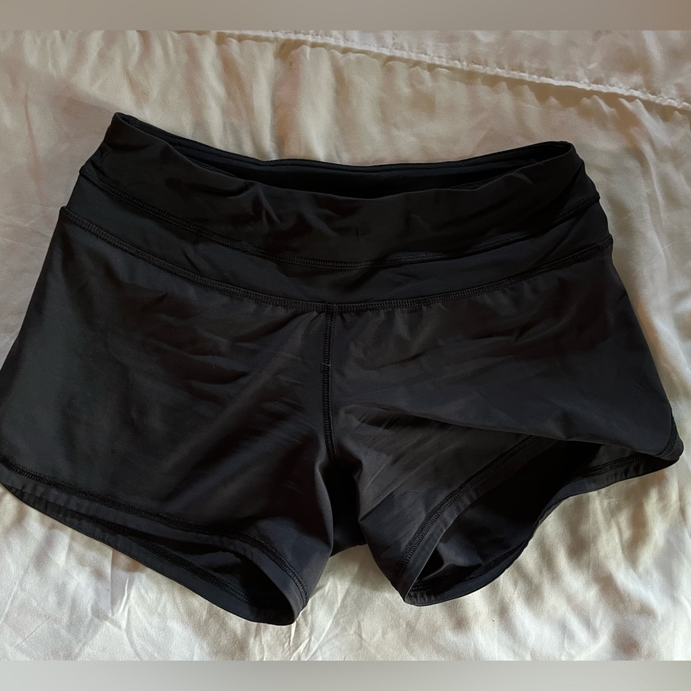 lululemon athletica Women's Black Athletic Shorts